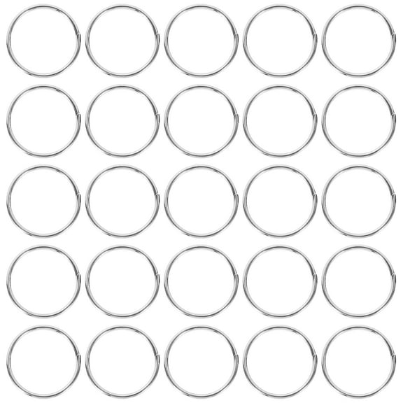 200 Pcs Open Ring Key Ring DIY Key Rings Key Rings for Crafts Split Rings for Jewelry Making