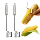 thumbnail image 1 of Bearachild Descascarillador de maíz de 2 piezas, pelador, descascarillador de maíz de acero inoxidable, fácil de operar, superficie lisa para Cocina y Comedor, 1 of 6