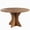 Brown, variant on Round Dining Table for 4 Modern Pedestal Table with Sturdy Base 47 Inch Kitchen Furniture