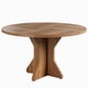 thumbnail image 2 of Yeshouse Mesa de comedor redonda para 4-6 personas - Mesa de comedor circular de 120 cm con base de pedestal resistente, ideal para espacios pequeños, ideal para sala de estar, cocina y apartamento, 2 of 7