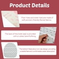 thumbnail image 6 of Dznils Pink Bow Shower Curtain and Rug Sets, 16pc Modern Fabric Bathroom Curtain Sets, 72" x 72", 6 of 11