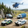 thumbnail image 6 of Police Vehicle Toy Set, 5 Pack Emergency Response Cars, Kids Pull Back Police SUV Armored Van Helicopter Set, Mini Law Enforcement Play Collection, 6 of 6
