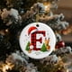 thumbnail image 1 of Adornos navideños con letras del alfabeto | 26 colgantes decorativos | Decoración navideña personalizada para hacer tú mismo, 1 of 6