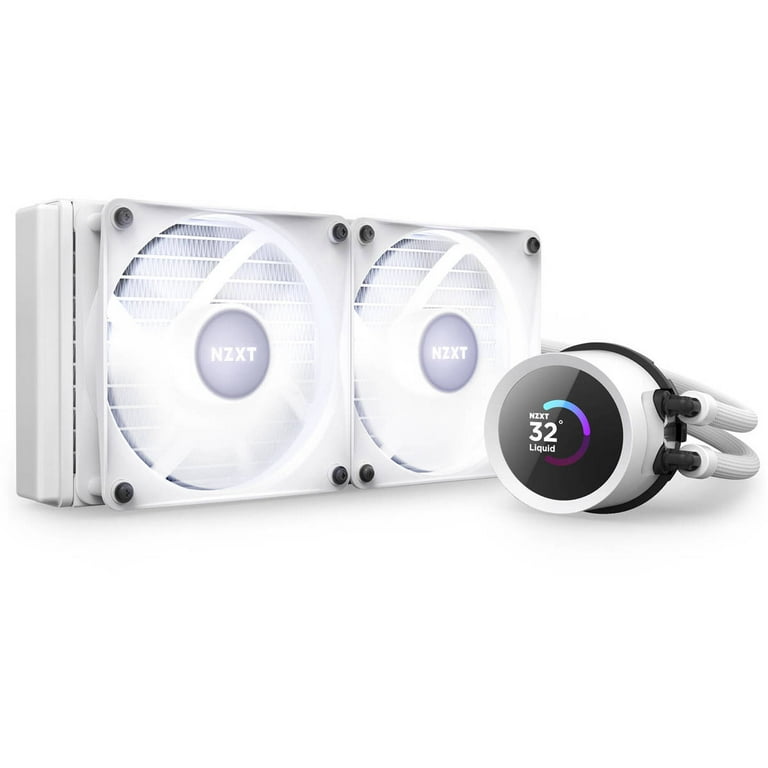 NZXT Kraken RGB 240mm CPU Water Cooler - LCD, 2 x F120RGB