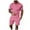 Pink, variant on Fgnfyis Men's Set of 2 Piece T Shirt Sports and Leisure Set Plus Size Short Sleeved Shorts Set Men Summer Outfits Red XXL