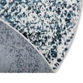 thumbnail image 5 of Unique Loom Kamala Washable Collection Area Rug - Chevron (7' 10" Round Navy Blue/Light Blue), 5 of 9
