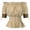 Beige, variant on Renaissance Gothic Off Shoulder Blouse for Women Vintage Lace-Up Peplum Top Casual Half Sleeve Bohemian Festival Tops, White S