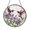 Acrylic 3.5 Inch, variant on Floral Bird Theme Stained Glass Suncatcher – Purple Lavender Window Hanging Art Decor
