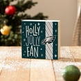 thumbnail image 3 of Philadelphia Eagles 6" Holiday Wood Plock Shelf Sign, 3 of 4