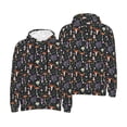 thumbnail image 6 of Bingfone Mushroom Men's Drawstring Hoodie Long Sleeve Pocket Sweatshirts-Medium, 6 of 6