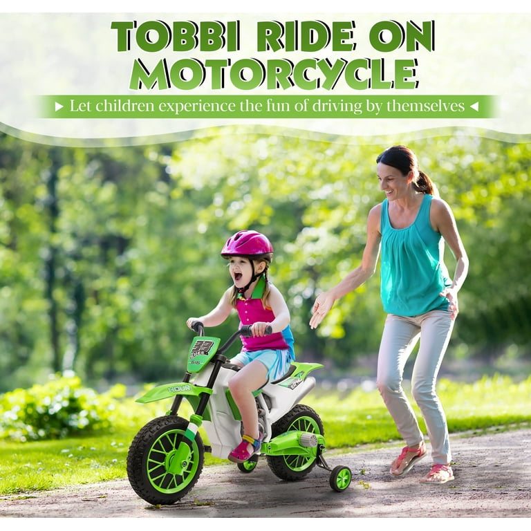 Tobbi 12V Kids Power Wheel Motorcycle Bike