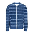 thumbnail image 4 of Women's Cropped Bomber Jacket Lightweight Casual Zip up Outerwear Long Sleeve Windbreaker with Pockets, 4 of 5