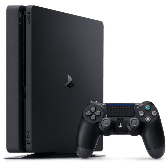 PlayStation 4 1TB Console with Cyberpunk 2077 - PS4 Slim 1TB Jet Black HDR Gaming Console, Wireless Controller and Game