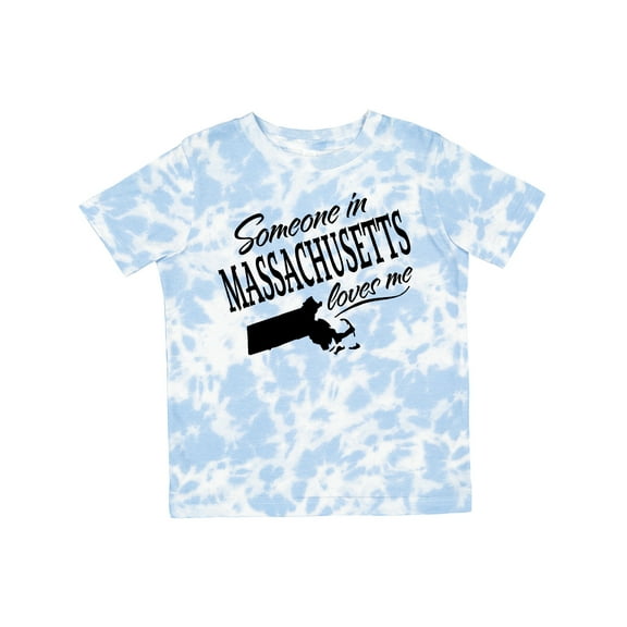Inktastic Someone in Massachusetts Loves Me Boys or Girls Toddler T-Shirt