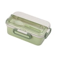 thumbnail image 1 of VogueV #01 Clearance Waterproof Lunch Box with Compartment Plastic Lunch Box Microwave Sealed Kids School Lunch Plate Kitchen Food Storage Container Fresh-Keeping Bags Green, 1 of 6