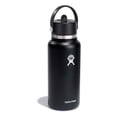 thumbnail image 1 of Hydro Flask Wide Flex - Tapa con pajita, color negro, 32 onzas, 1 of 5