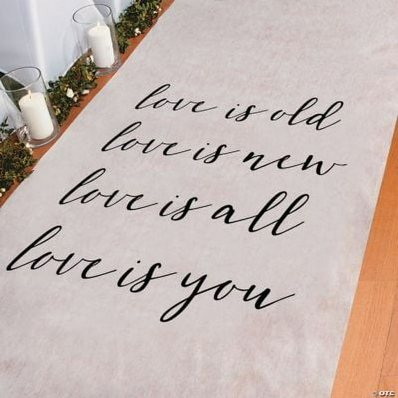Love is Aisle Runner, Wedding, Party Decor, 1 Piece