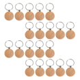 thumbnail image 1 of 20 Pcs Blank Wooden Keychain Personalized Round Engraving Key Diy Wood Keychains Key Tags Can Engrave Diy Gifts Starlight, 1 of 5