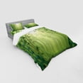 thumbnail image 3 of Ambesonne Green Bedding Set 3 Pcs, Exotic Trees in Forest Theme, Twin XL, Green, 3 of 3