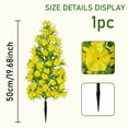 thumbnail image 3 of 1 Pcs Artificial Topiary Trees with Ground Stake for Outdoor, Flowers Cedar Tree UVResistant Shrubs for Indoor Outdoor Artificial Bushes Plants for Home Garden Yard Patio Decor, 3 of 9