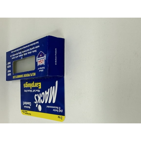 Mack's Pillow Soft Earplugs White 2 Pairs (Pack of 3)