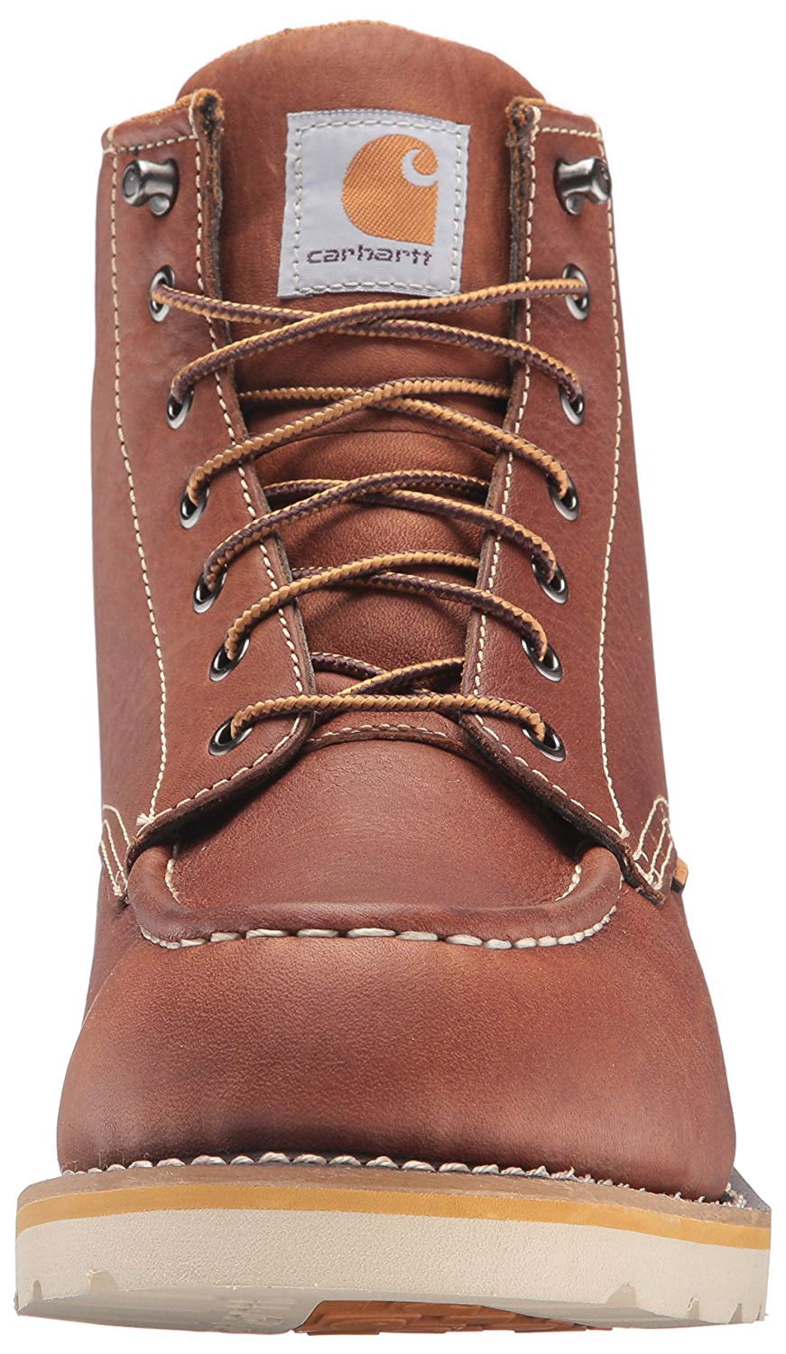 Waterproof Tan Wedge Boot Soft Toe Work 