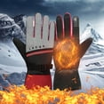 thumbnail image 1 of Winter Gloves for Men with Touchscreen – Windproof, Waterproof, Plush Lined for Driving, Cycling, Running, and Skiing in Cold Weather, 1 of 3