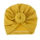 thumbnail image 1 of EeaseMX Turbante infantil con nudo, diademas para bebé, gorro bohemio con nudo para la cabeza (amarillo), 1 of 7