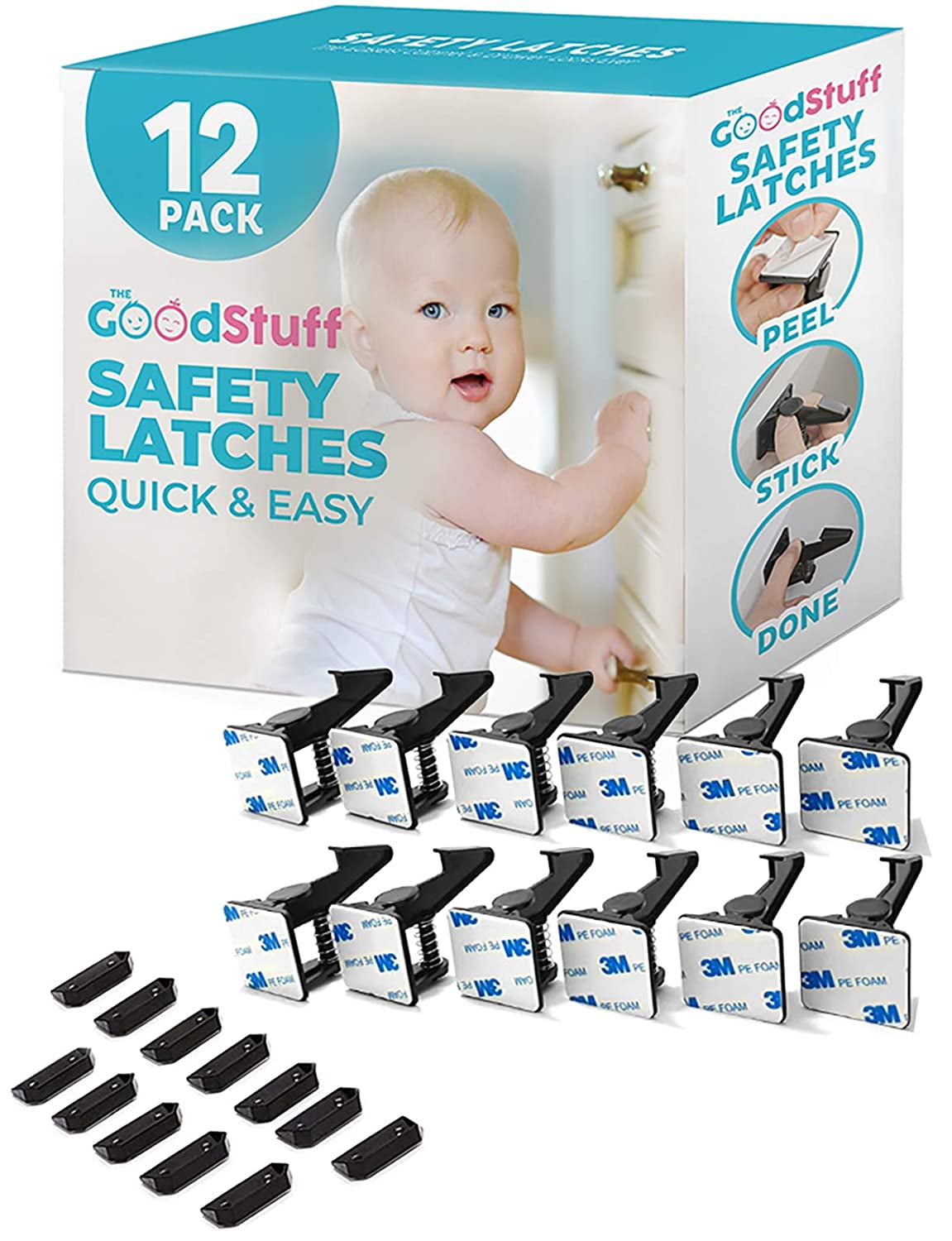 Child Safety Latches 8 Pack Quick Easy Install No Tools
