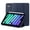 Blue, variant on Vena For Apple iPad Mini 7 Case with Pencil Holder, iPad Mini A17 2024 Case Cover with Slim Trifold Stand, iPad Mini 6 Case Cover, Black