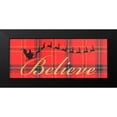 thumbnail image 2 of Prime, Marcus 14x8 Black Modern Framed Museum Art Print Titled - Believe In Plaid, 2 of 5