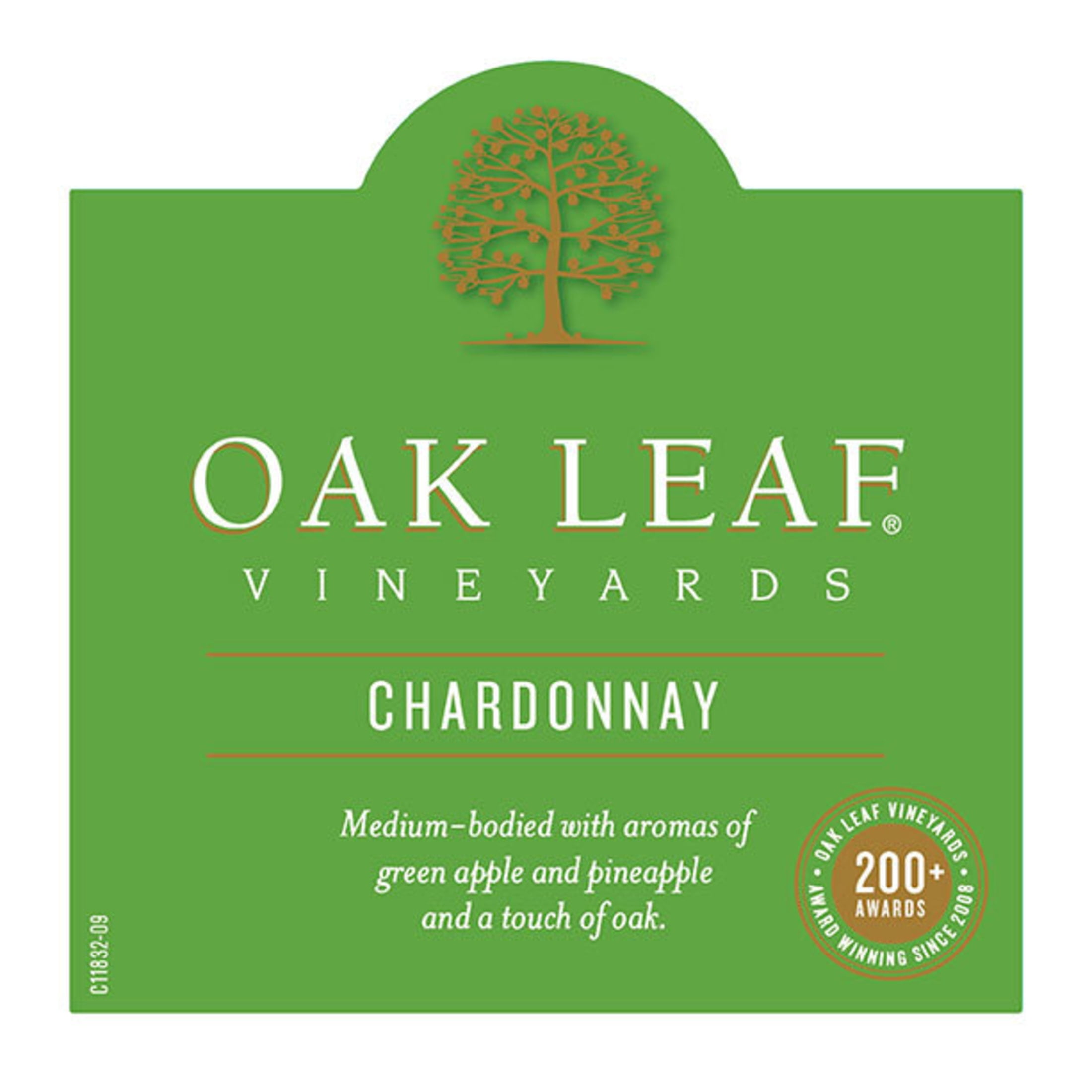 Oak Leaf Vineyards Chardonnay, White Wine, 750ml