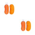 thumbnail image 3 of Ruiboury Eye Cover ple Small Polyester Portable Blindfold Multi-functional Outdoor Convenient Helpful Eye Sleeping Covers Orange 2Set, 3 of 6