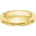 thumbnail image 1 of 10K Yellow Gold 10Ky 5mm Bevel Edge Comfort Fit Band Size 11 Made In United States 1bec050-11, 1 of 5