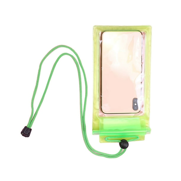 Estuche impermeable por teléfono, bolso seco por teléfono tres capas para nadar