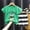 v#1105Green2197, variant on HAYIMI Kids Outfit Sets Summer Children Cartoon O-Neck Short Sleeve T Shirt Shorts Home Suit Holiday Cartoon Clothes Sets