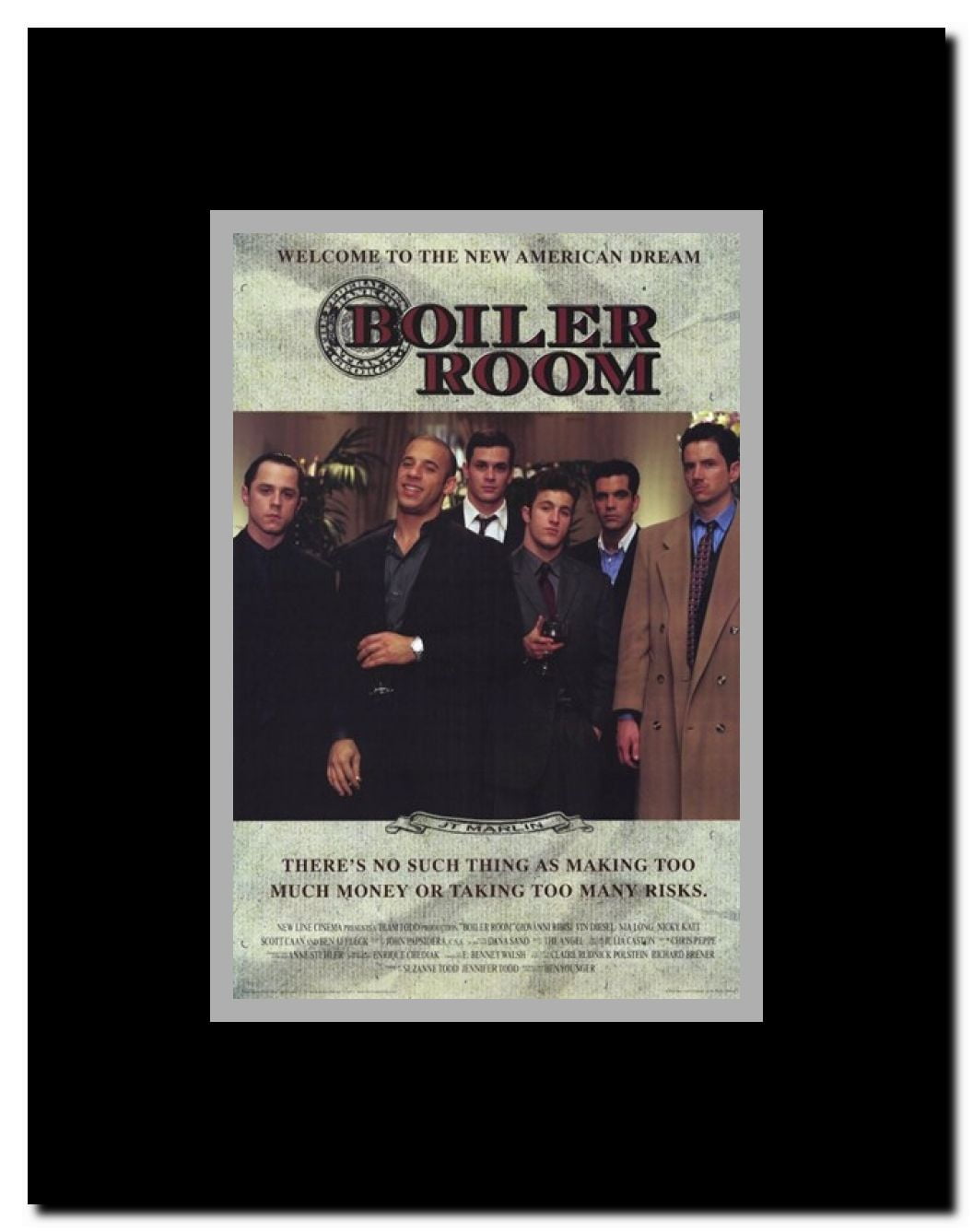 Boiler Room Framed Movie Poster Walmart Com