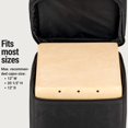 thumbnail image 4 of ARENA Sac à Dos Tambour Boîte Cajon Taille Standard Tissu Résistant et Bretelles Réglables (MSTCJB-BP), 4 of 5