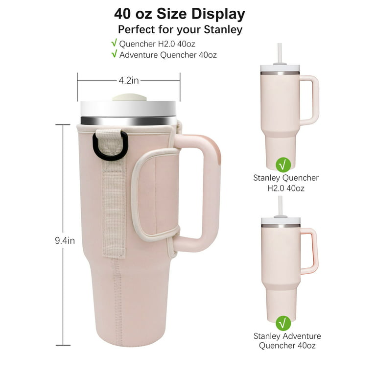 Nuovoware Water Bottle Carrier Bag Cover for Stanley 40oz Tumbler Cup