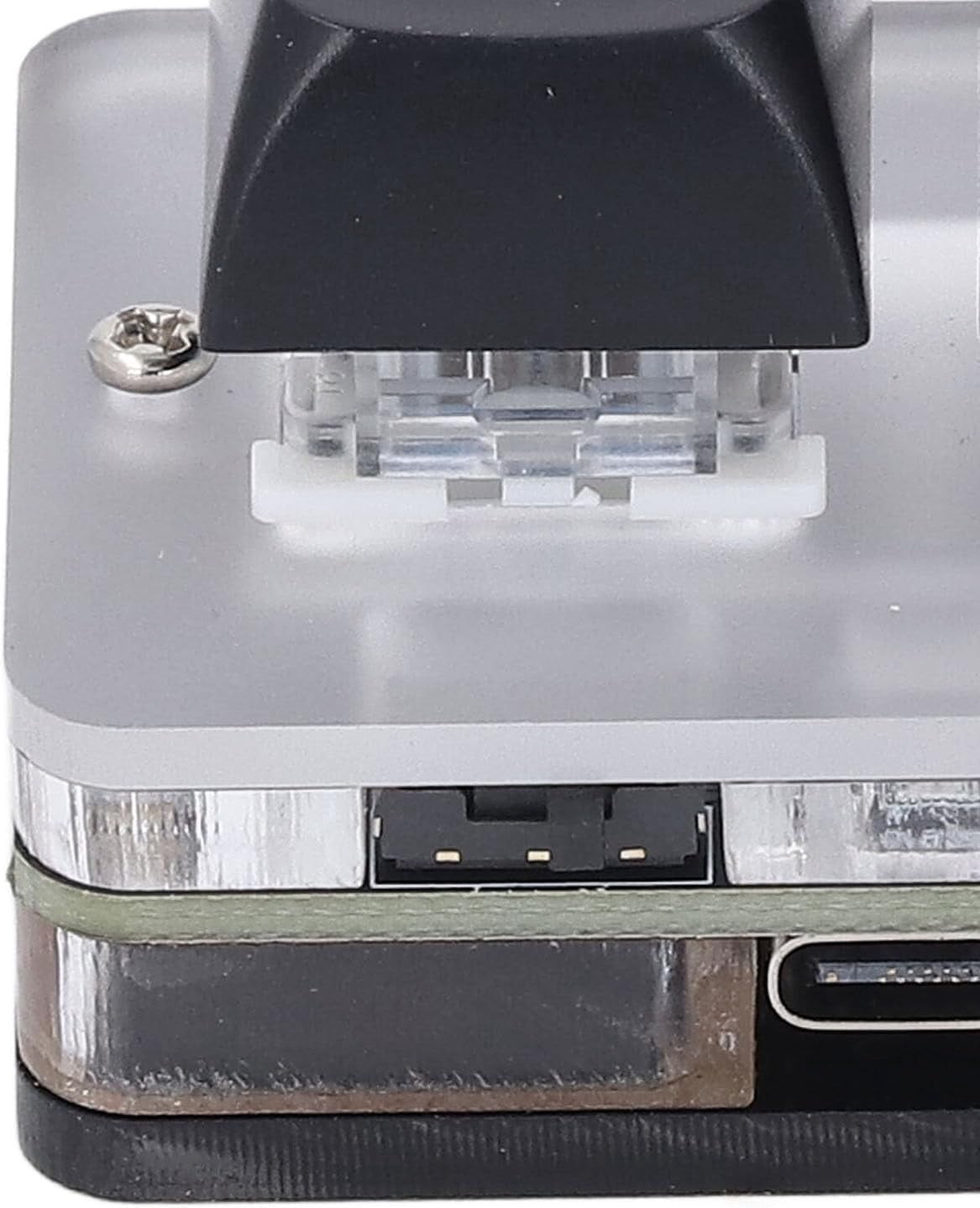 RVKXHD USB 2-Key Mini Keypad, Support Programming Macro and Software Blue Switch Custom Keyboard with RGB Light, Support Bluetooth and USB C Connection