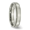 thumbnail image 5 of Titanium Ridged Edge 5mm Polished Band, 5 of 5