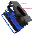thumbnail image 3 of For Samsung Galaxy A14 5G 2022 6.6" Case, Heavy Duty Rugged Defender Case with [Belt Clip Holster] [Built in Screen Protecotr], Shockproof Full Body Protection Kickstand Cover, Blue, 3 of 8