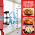 thumbnail image 3 of Máquina para hacer pasta Sailnovo 180 Roller 9 grosores roja, 3 of 9