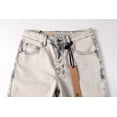 thumbnail image 4 of New Ksubi Jeans Summer Fashion Casual Slim Fit Denim Shorts Ripped Short Jeans Below Knee for Men, 4 of 7