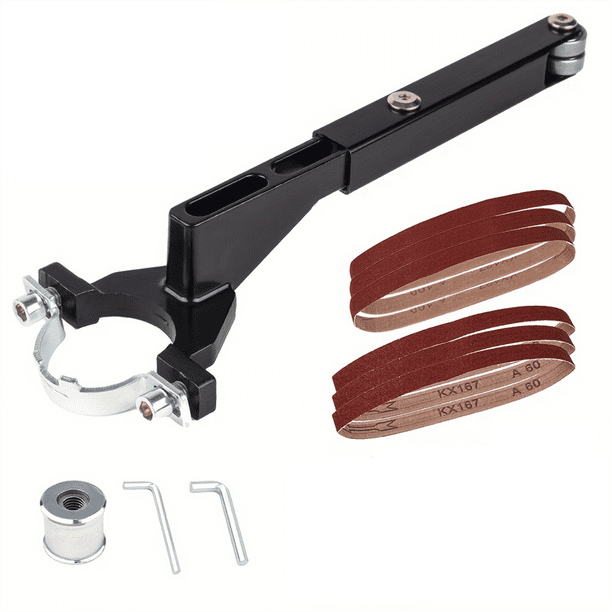 Mini Lijadora Pulidora, Amoladora Angular, Accesorios para Lijadora de Banda Modificada, Adecuados para Amoladora Angular de 125 mm