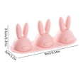 thumbnail image 2 of Cameland Cable Clip Tabletop Silicone Cute Rabbit Cable Bracket Cable Management Glue Drop Wire Bracket for Desk Desk Wall Car Computer and Nightstand, 2 of 4