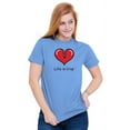 thumbnail image 3 of Broken Heart Breakup Dating Romantic Women's Graphic T Shirt Tees Brisco Brands S, 3 of 6