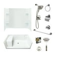 thumbnail image 1 of Sterling KSFA-72290100-N Seated Shower Kit with Showerhead and Accessory Kit in White/Nickel, 1 of 13