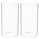 thumbnail image 1 of 2 portavelas cilíndricos de vidrio transparente de 120 ml, decorativos, para el hogar, bodas y centros de mesa, 1 of 7