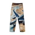 thumbnail image 3 of Lsque Airplane World Map Adventure Print Men's Pajama Pants, Lounge Pant - Comfortable Home Wear,Elastic Waistband, Stylish Design-X-Large, 3 of 9